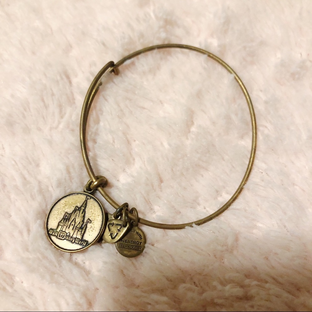 Walt Disney Castle Alex and Ani Gold Bangle